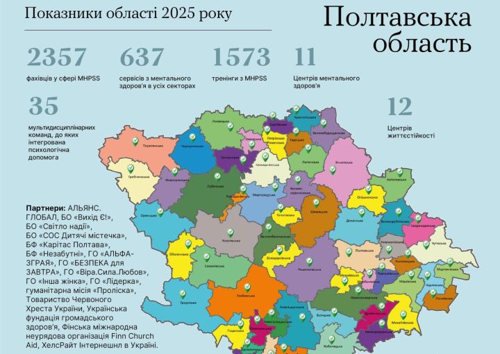 надпис Ти як? Карта з показниками громад де є послуги з ментального здоров’я